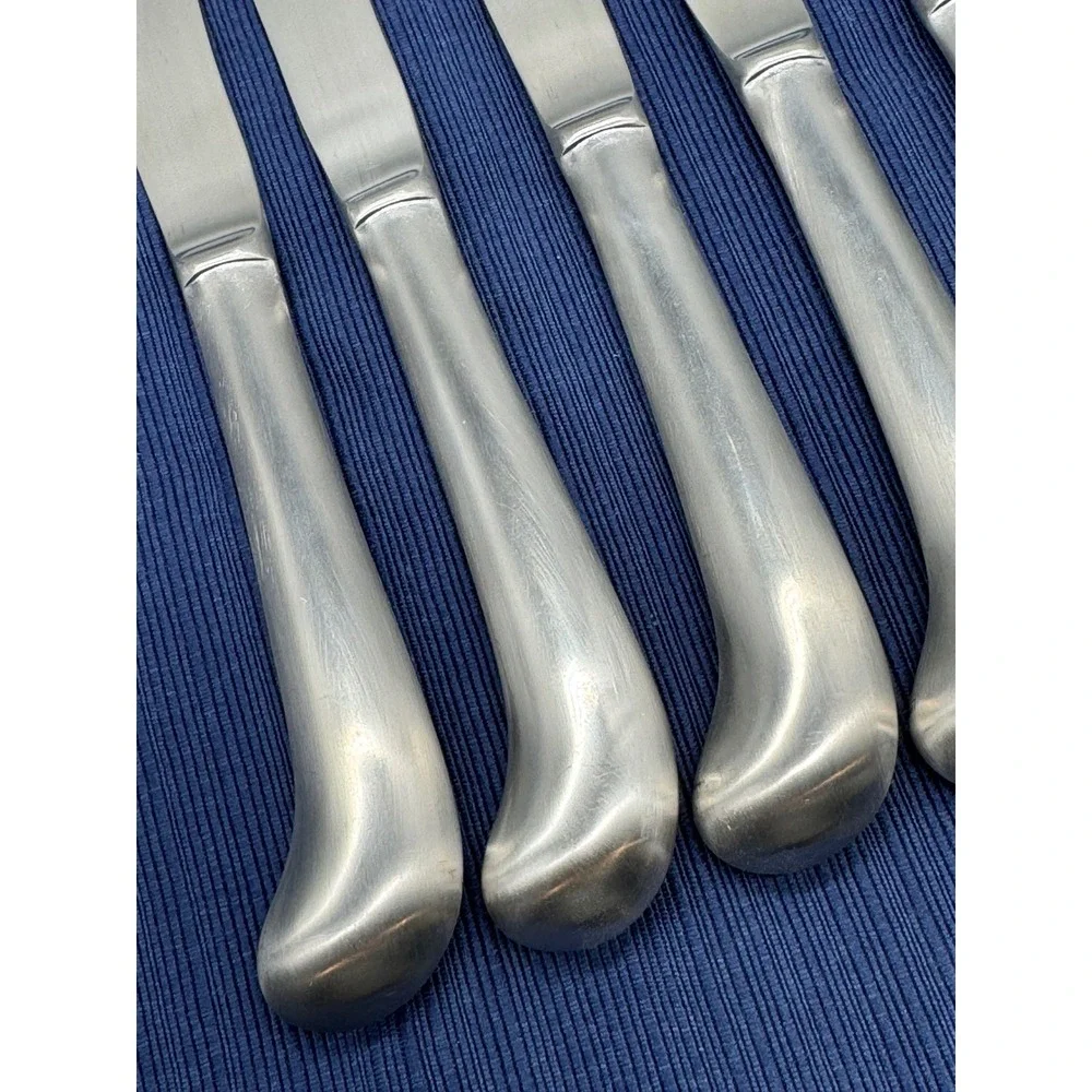 Towle Supreme Cutlery Liberty Bell Dinner Knife Pistol Stainless Japan Set of 8